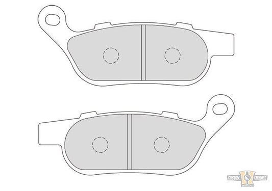 Sintered Replacement Brake Pads For Harley-Davidson