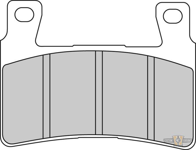 Organic Replacement Brake Pads For Harley-Davidson