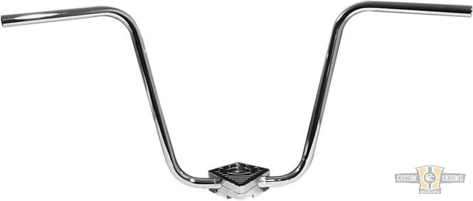 460 Ape Hanger Handlebar Non-Dimpled Chrome 1" For Harley-Davidson