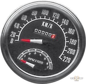 Fat Bob Speedo/Tacho Combi Instrument For Harley-Davidson