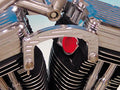 Grooved Breather Kit Chrome For Harley-Davidson
