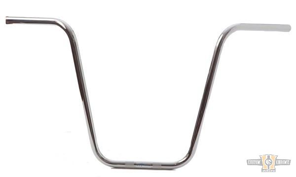 500 Ape Hanger Handlebar Non-Dimpled Chrome 1" For Harley-Davidson