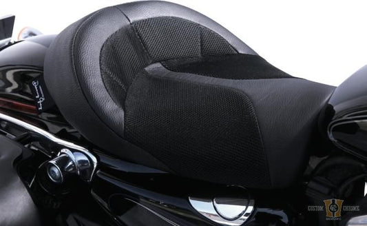 BIGIST Solo Air-2 Seat Black For Harley-Davidson