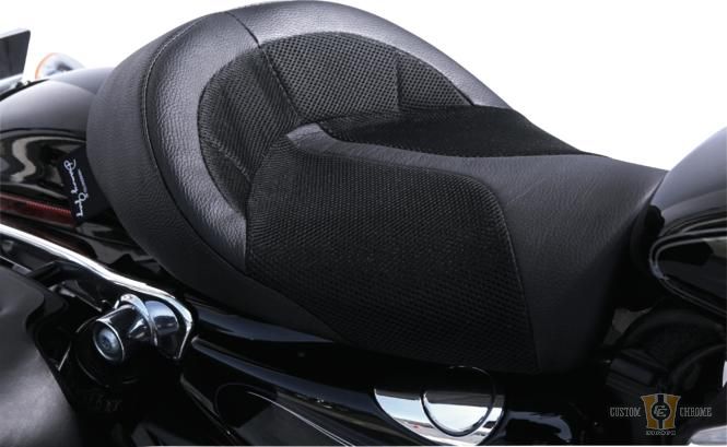 BIGIST Solo Air-2 Seat Black For Harley-Davidson