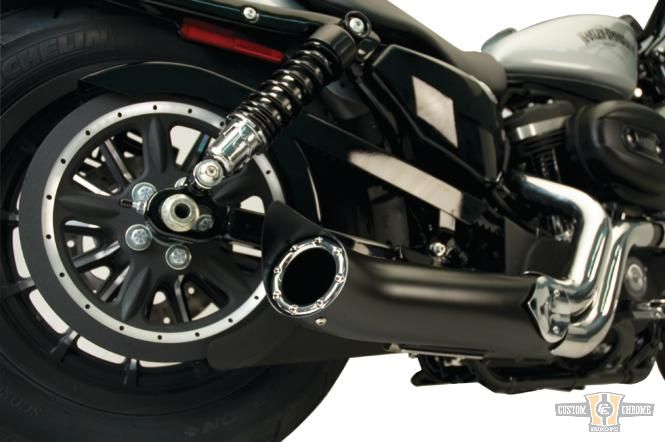 Phantom II Exhaust Black For Harley-Davidson