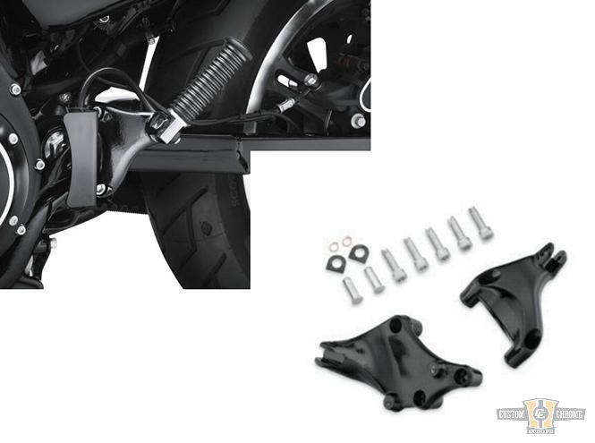 Sportster Passenger Peg Mounts Black For Harley-Davidson