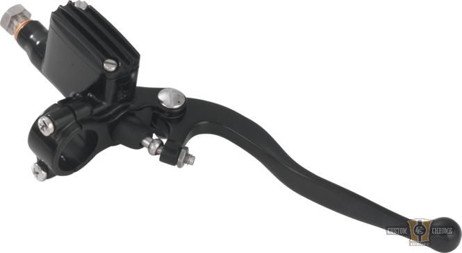 Classic Clutch Master Cylinder Kit Black 14 mm Powder Coated For Harley-Davidson