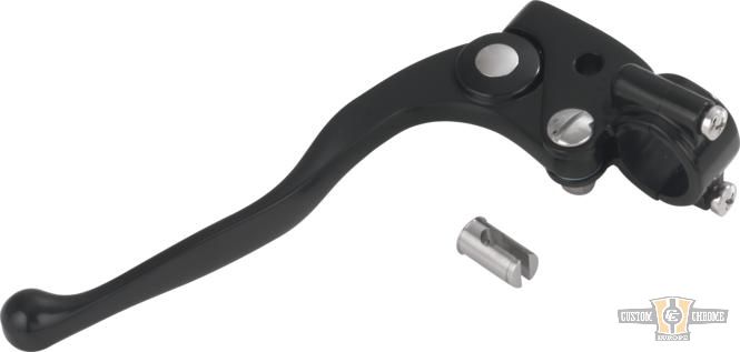 Classic Clutch Cable Perch Assembly Black Powder Coated For Harley-Davidson