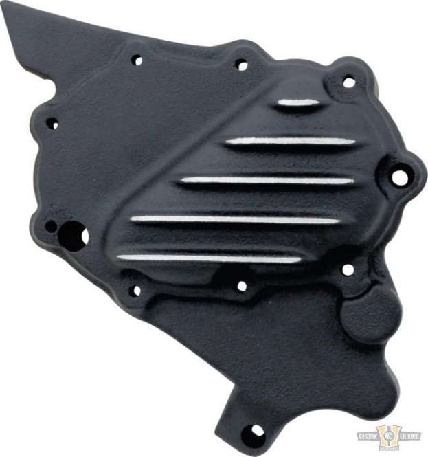 Sprocket Cover Black Cut For Harley-Davidson