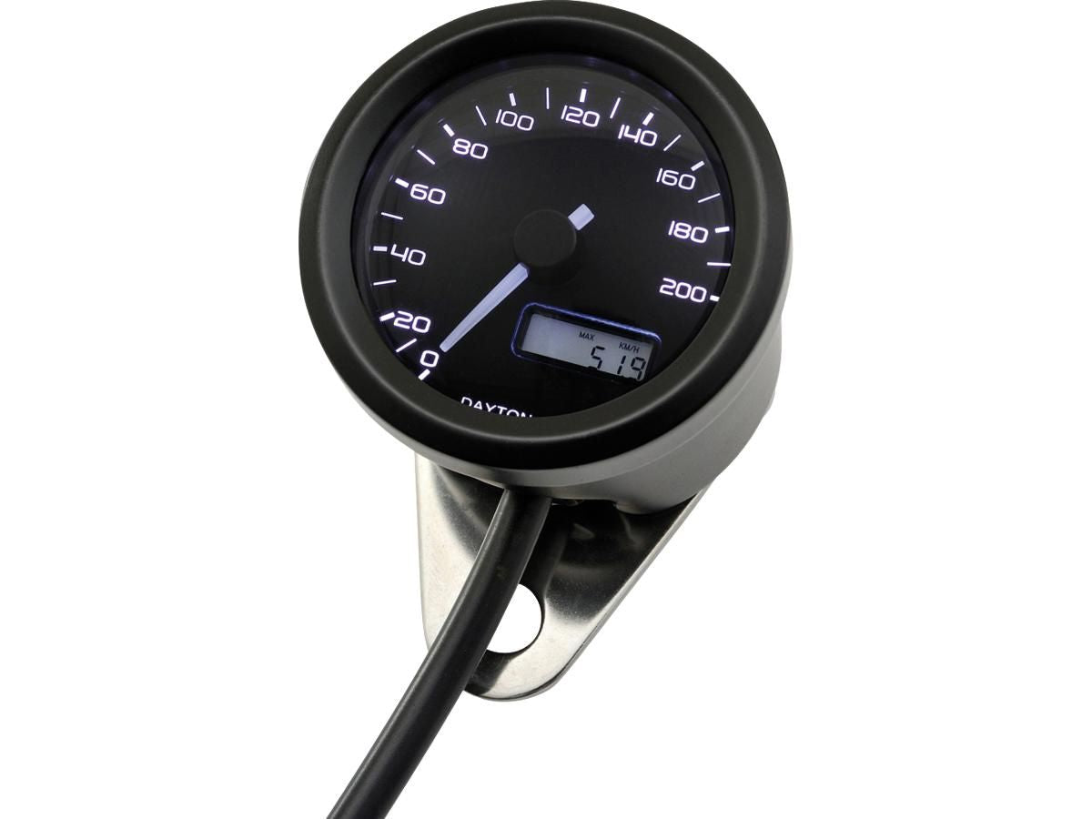 Velona Universal Speedometer Black 48.0 mm