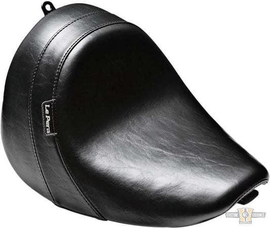 Bare Bones Up Front Smooth Seat Black Vinyl For Harley-Davidson