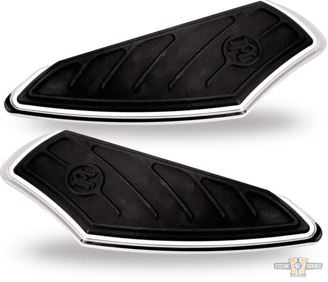 FTZ Driver Floorboards Chrome For Harley-Davidson