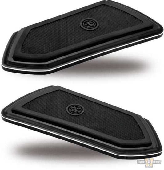 FTZ Passenger Floorboards Contrast Cut For Harley-Davidson