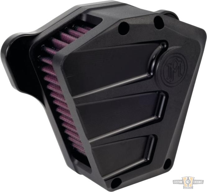 Scallop Air Cleaner Black Ops For Harley-Davidson