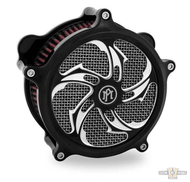 Rival Air Cleaner Cover Contrast Cut Platinum For Harley-Davidson