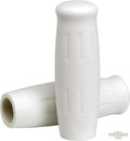 Classic Grips White 1" Cable operated Throttle By Wire For Harley-Davidson