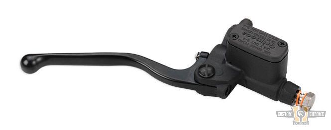 Grimeca Brake Master Cylinder Kit Black 14 mm Anodized For Harley-Davidson