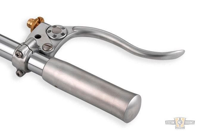 Deluxe Brake Perch Assembly Aluminium Satin For Harley-Davidson