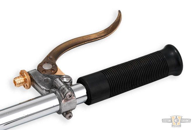 Deluxe Brake Perch Assembly Aluminium Brass Raw For Harley-Davidson