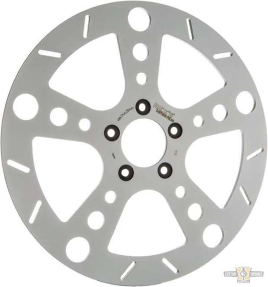 Rodder Brake Rotor Stainless Steel 11,8" Polished Front For Harley-Davidson