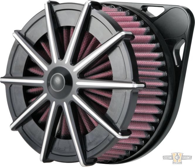 Good Guys 2 Spoke Air Cleaner Cover Bi-Color For Harley-Davidson