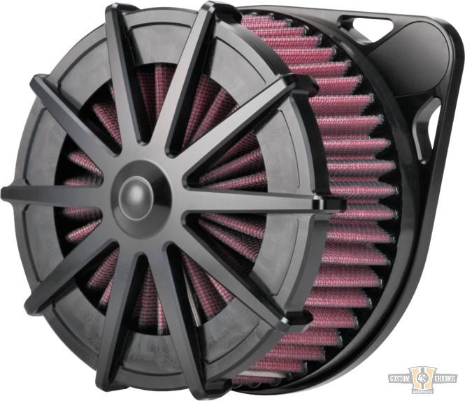 Good Guys 2 Spoke Air Cleaner Cover Black For Harley-Davidson