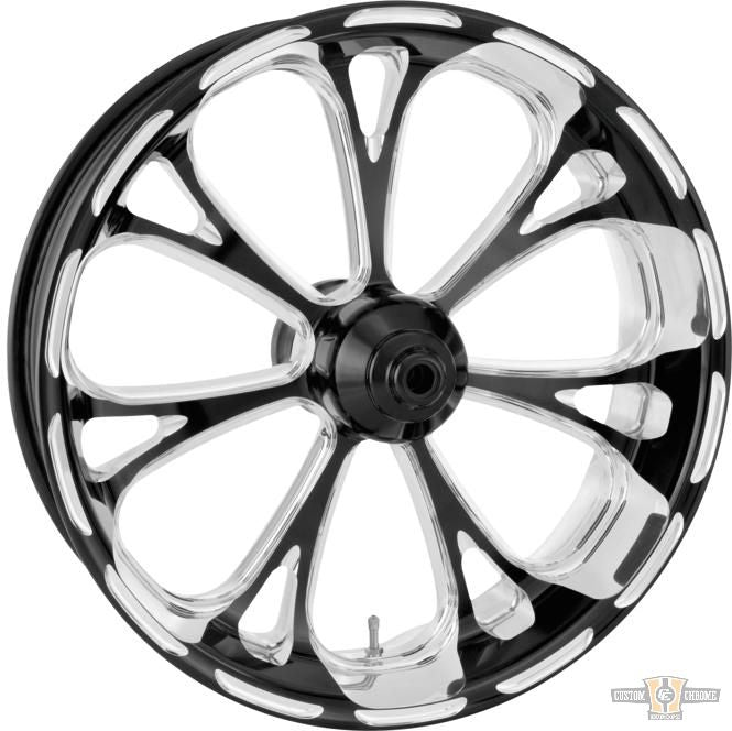 Virtue Wheel Contrast Cut Platinum 21" 3,50" ABS Dual Flange Front For Harley-Davidson