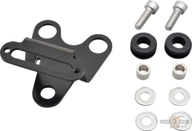 Indicator Mounting Bracket Black For Harley-Davidson