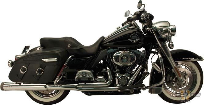 Fat Shot 2-1 Exhaust System Chrome For Harley-Davidson