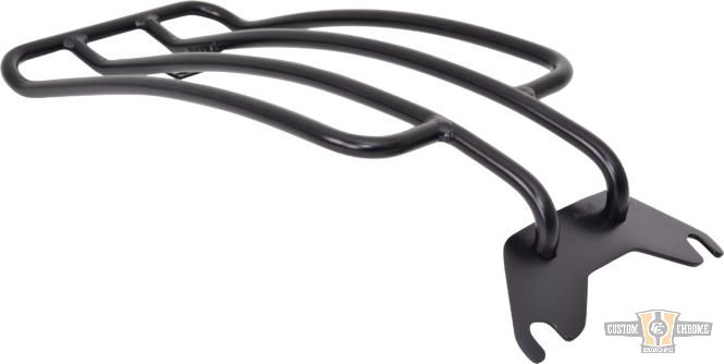 7" Solo Luggage Rack Black For Harley-Davidson
