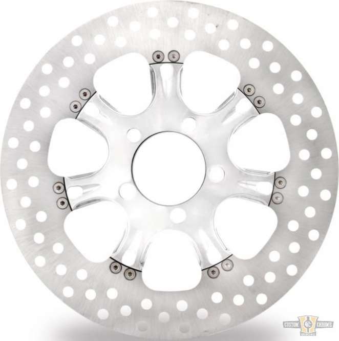 Virtue Brake Rotor Chrome 11,8" Front For Harley-Davidson