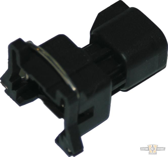 OEM Front & Rear Fuel Injector Mate Connector Black For Harley-Davidson