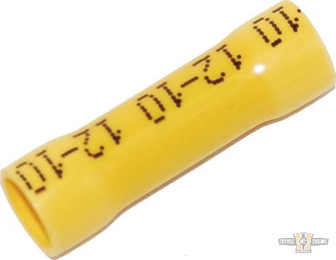 PVC 12-10 Butt Connectors Yellow For Harley-Davidson