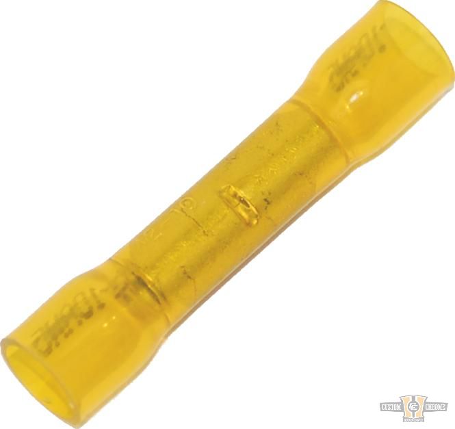 Heat Sealable 12-10 Butt Connectors Yellow For Harley-Davidson