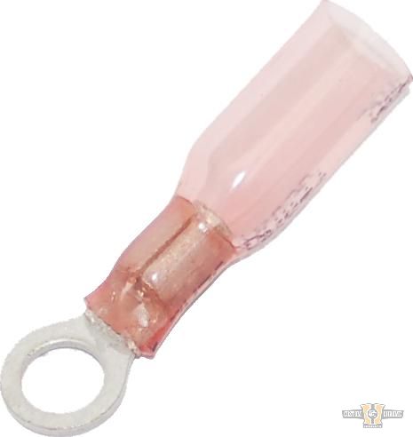 0,7-1,2 mm Heat Sealable #10 Ring Terminal Pink For Harley-Davidson