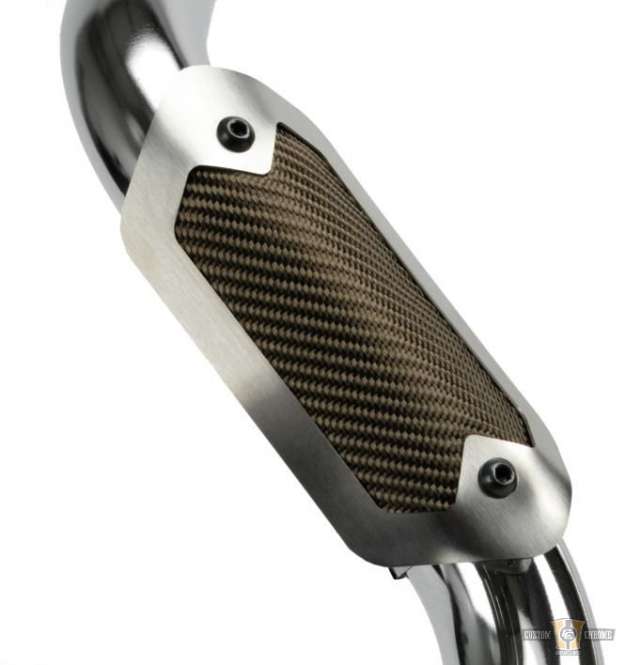 Flexible Heat Shields Carbon-Look For Harley-Davidson