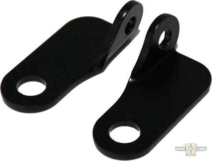 Front Turn Signal Bracket Black Powder Coated For Harley-Davidson