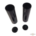 4-Piece Fork Cover Kit Black Gloss Powder Coated For Harley-Davidson