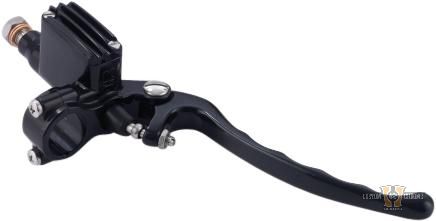 Seventies Brake Master Cylinder Kit Black 12 mm For Harley-Davidson