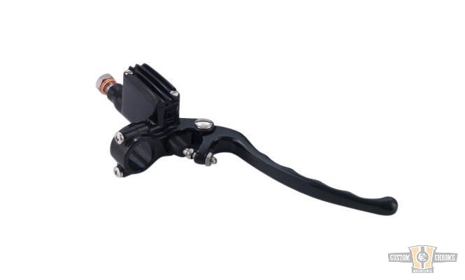 Seventies Brake Master Cylinder Kit Black 14 mm For Harley-Davidson