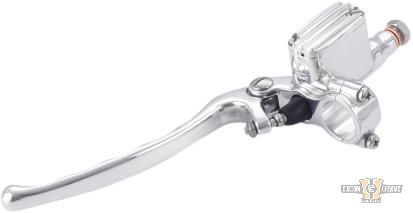 Seventies Clutch Master Cylinder Kit Aluminium 14 mm Polished For Harley-Davidson