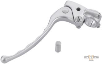 Seventies Cluch Cable Perch Assembly Aluminium Satin For Harley-Davidson