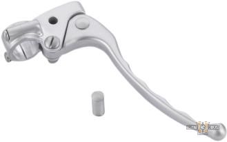 Seventies Brake Cable Perch Assembly Aluminium Satin For Harley-Davidson