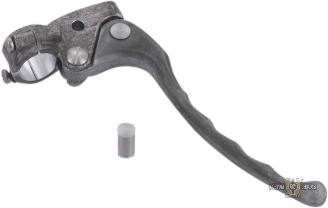 Seventies Brake Cable Perch Assembly Aluminium Raw For Harley-Davidson