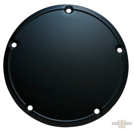 Classic 5-Hole Derby Cover Black Satin For Harley-Davidson