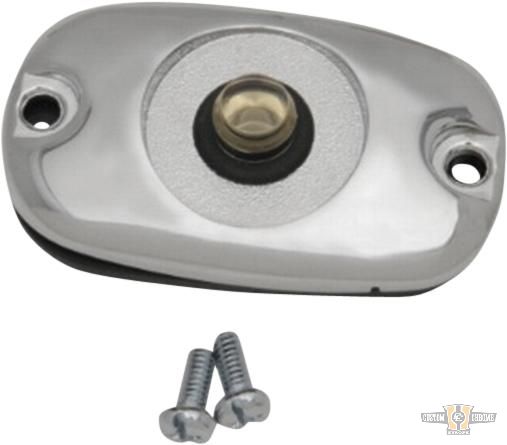 Smooth Master Cylinder Cover Chrome For Harley-Davidson