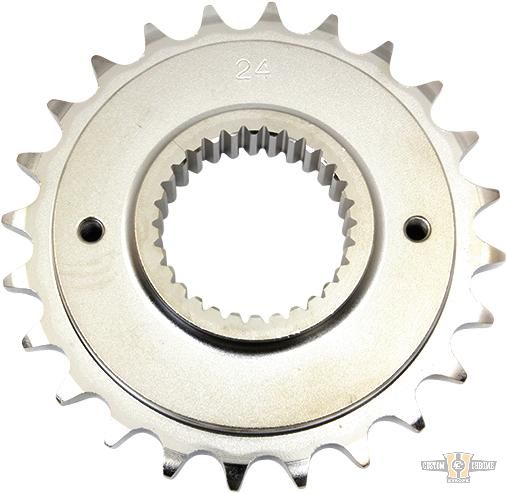1.06 Inch Offset 33 Spline Harley Transmission 530 Sprocket, 24 Tooth