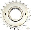 24 Teeth, 1/2" Offset Transmission Sprocket Silver For Harley-Davidson