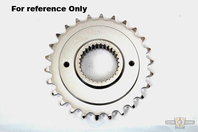 26 Teeth, 3/4" Offset Transmission Sprocket Silver For Harley-Davidson