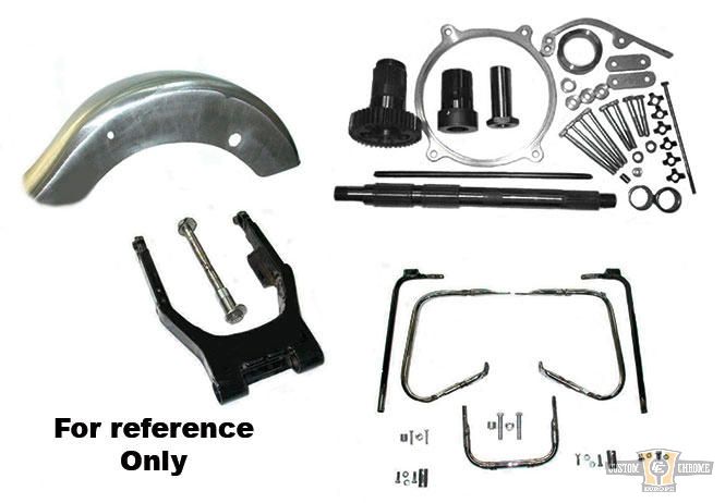 Touring Wide Tire Kit 1" Axle For Harley-Davidson